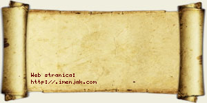 Jakov Sibinović vizit kartica